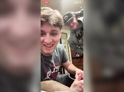 2 handsome school boys shows ass on live gayporn