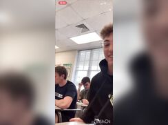 2 friends shows their asses at class record gaytube