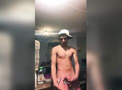 hello kity boy jerking his big dick on live twink porn