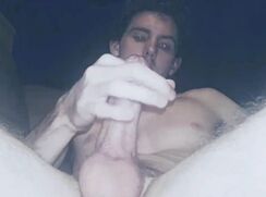 AHV-HD - Gay solo male cums all over