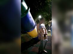 Japanese guy risky wanking in the public space - JW3