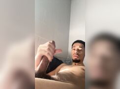 Black, handsome, sexy, big dick, great lips for kissing, lots of cum to swallow.
