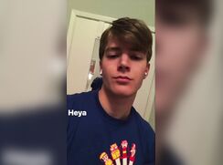 cute fit blonde snapchating hot bate