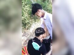 Let's go in the woods and suck twink dicks