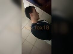 He hid in the bathroom and got lucky.