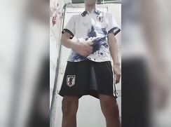 Wank after practice