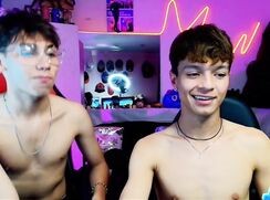 Two friends experience it for the first time.