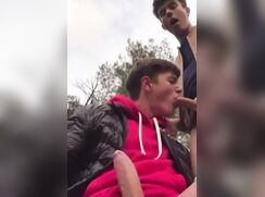 GERMAN COUPLE - A JERK-OFF SESSION IN FALL-TIME GERMANY