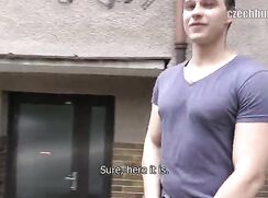 CH 317, Camera guy pays a young guy in grey T to suck and be fucked