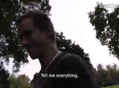 CH 323, Camera guy pays a young guy in grey T to suck and be fucked