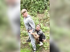 #Friends - Couple fuck in the woods