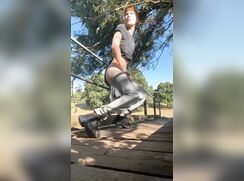 AHV - James Alfie jerks off in the park