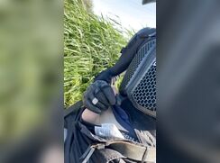 AHV - Jack Vermeulen jerks off on his dirt bike
