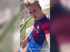 Hayes Rockwell flashing his dick in Public on the canary islands