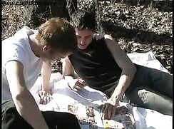 I made him cum in the forest gay porn videos