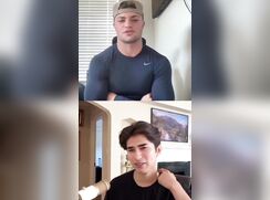 Hairy Stud & Twink Webcam and Cum 232