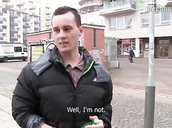 CH 337, Camera guy pays a young guy in black "Adidas" jacket to suck and be fucked