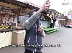 CH 348, Camera guy pays 2 young guys from the fair to suck and be fucked