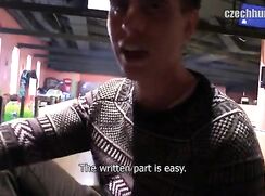 CH 349, Camera guy pays a young guy from the bowling alley to suck and be fucked