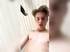 18 swedish guy jerking