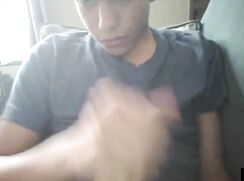 AHV-HD - Cute teen plays cock on the couch
