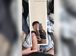 handsome asian boy mirror jo