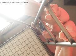 AHV-HD - Wanking on the ladders