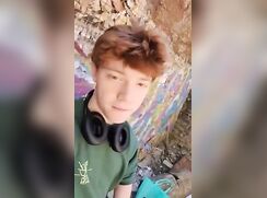 A cute guy jerks off sweet cum twink porn