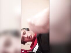 cute college blobde snapchat cumming jo