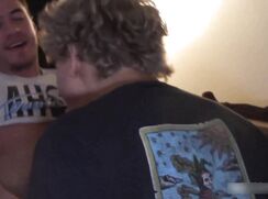 AA Vid - Gay porn cute blond curly haired twink gangbanged amateur fuck tube