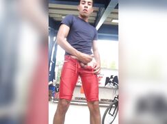Risky wanking 019