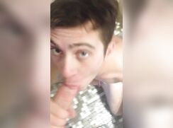 AHV - Taking my friend's cum on my face and coming myself