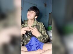 Unbelievable cumshot from a cute Asian teen. It keeps cumming and cumming