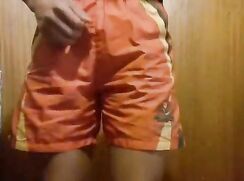 Twink with slender body jerks in public restroom stall boys porn