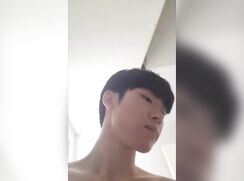 cute korean boy shoots ropes