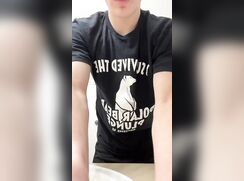 Blonde 18yo boy jerks blond porn