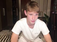 cute blonde smoking cumming bate cam