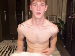 cute blonde smoking cumming bate cam