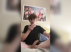 jerk it hard cock bedroom porn