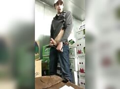 Taking a break from his work