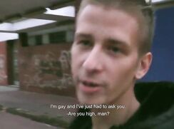 CH 403, Camera guy pays a young guy in black hooded jacket, to suck and be fucked