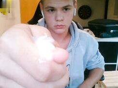 Gamer boy playing