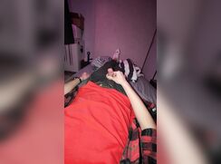 AHV - Virgin teen solo masturbation after school. He moans