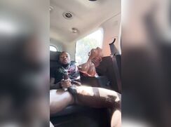 Black amateur - Toys and fountains of cum in my car
