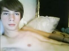 Cum Splash Cute hung boy showing off porn