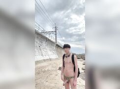Twink Exhibitionist with big dick is loose again