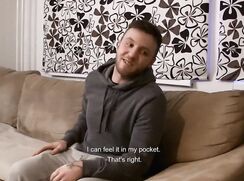CH 416, Camera guy pays a young guy in blue hooded jacket and grey hoodie to suck and