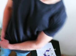 CH 423, Camera guy pays a young guy in dark blue T to suck and be fucked