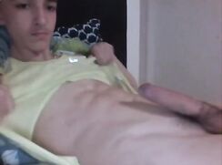 Cute twink connects with a "girl" online for fun
