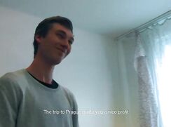 CH 433, Camera guy pays a young guy in grey sweat shirt to suck and be fucked